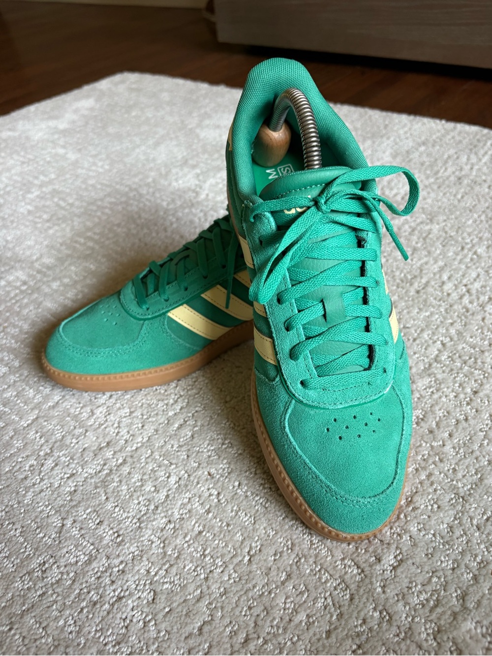 Adidas Sleek Suede Sneakers Mint Green Women's 8.5